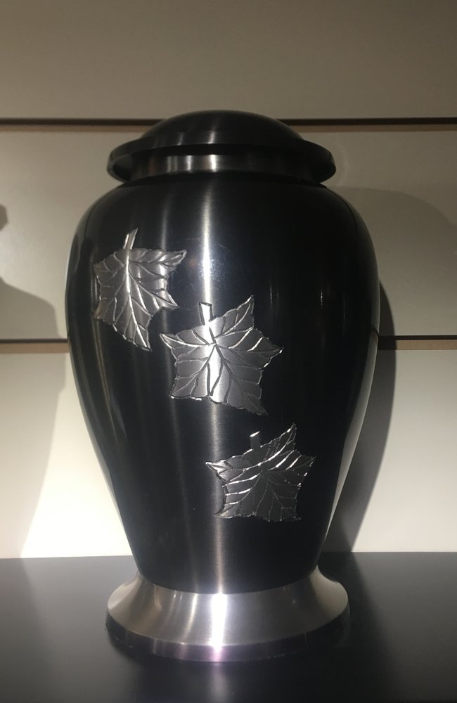 Pewter Falling Leaves