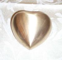 Brushed Gold Heart Keepsake