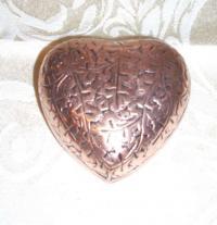 Konan Copper Heart Keepsake