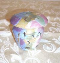 Purple Ceramic Keepsake